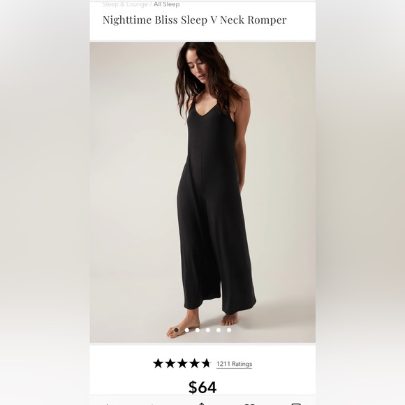 Athleta Pants - Athleta V neck romper